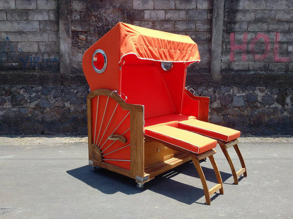 SOLD - "Orange auf Weltreise" (Orange on world tour)